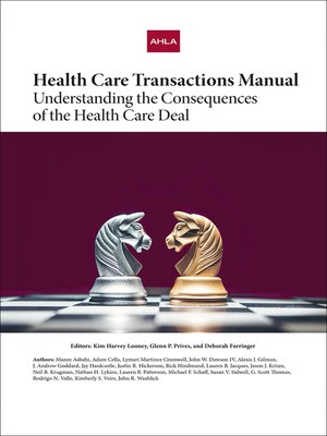 cover image of AHLA Health Care Transactions Manual (AHLA Members)